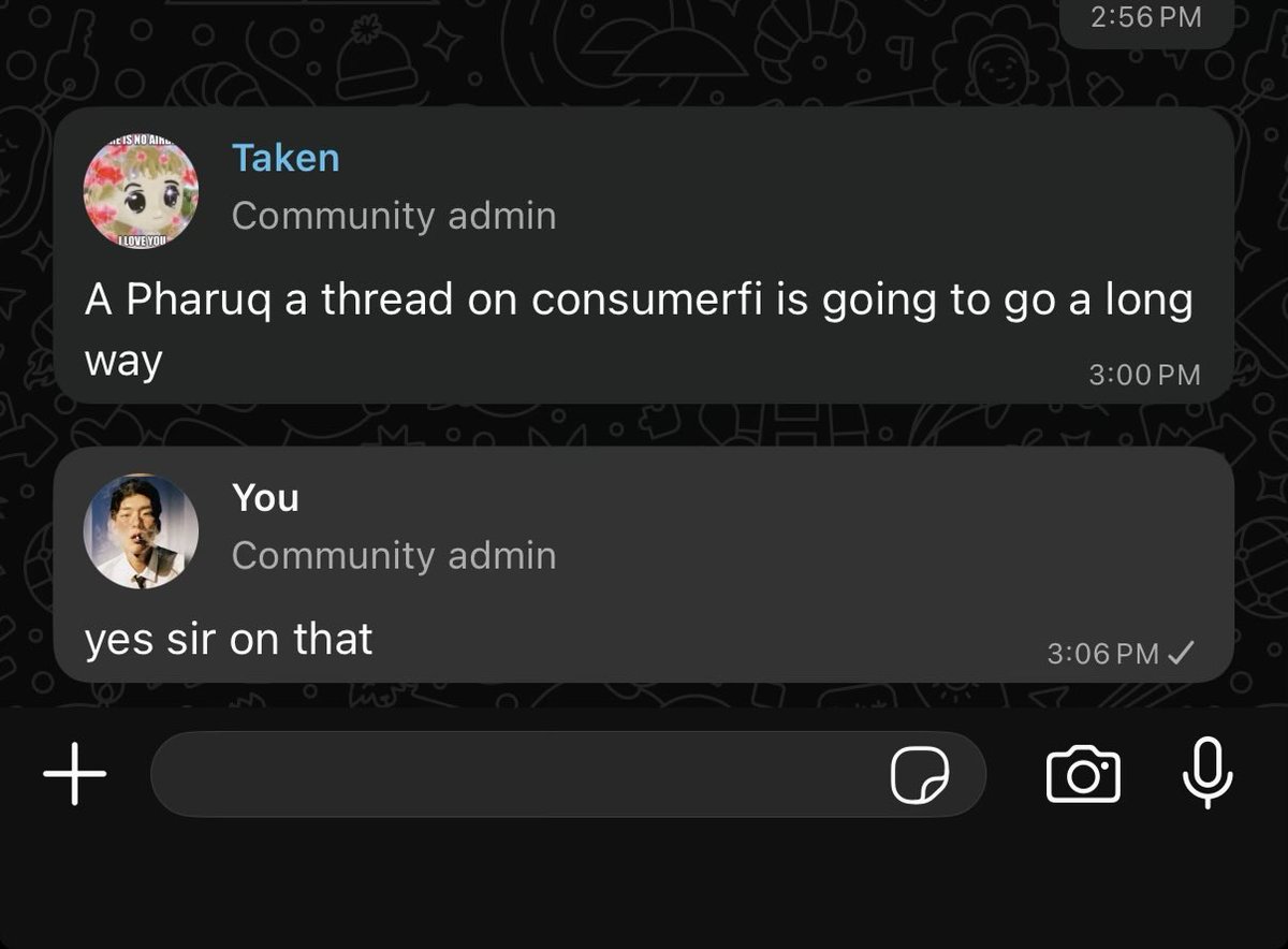 Pha_ruq1's tweet image. Funny how i saw this when the thread is 60% done
Cooking something on @ConsumerFi
Coming soon…
