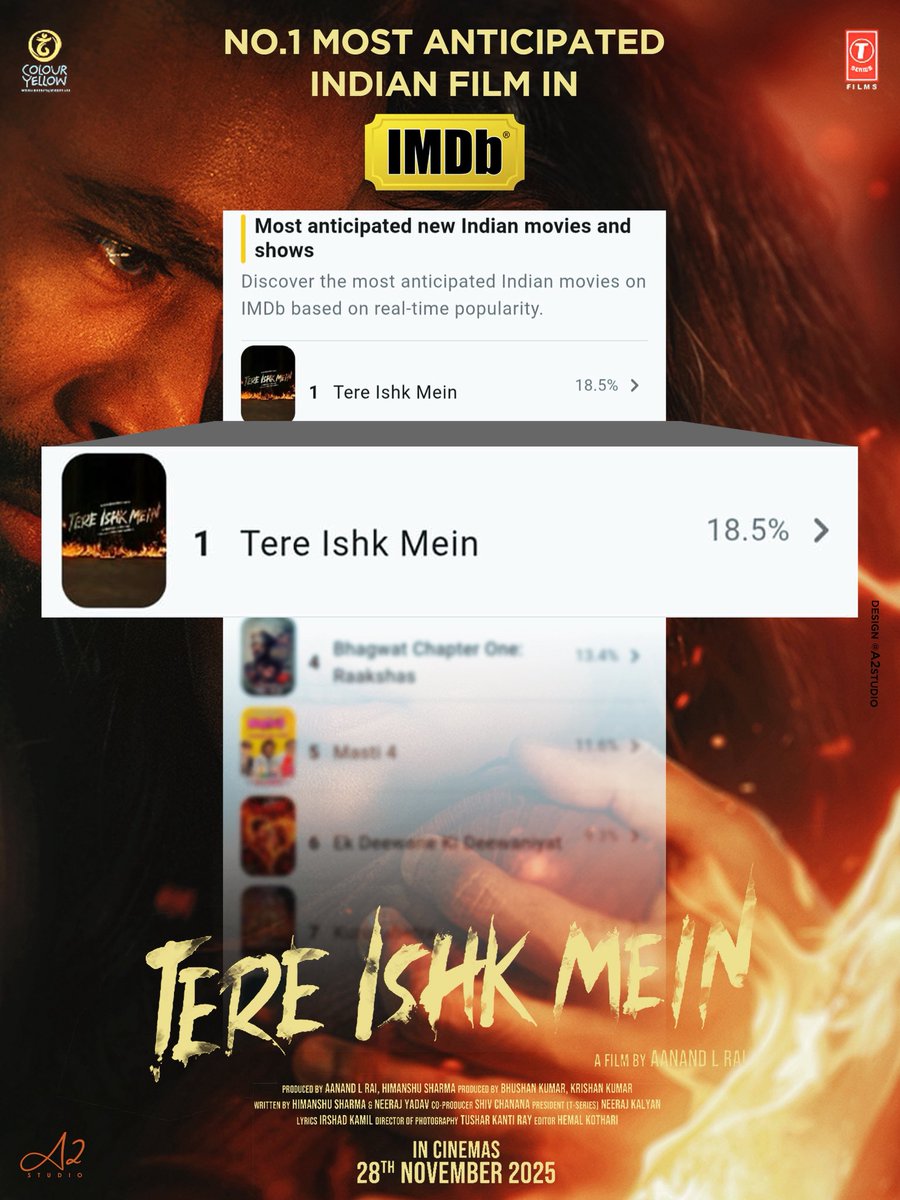 #TereIshkMein hype 📈🔥