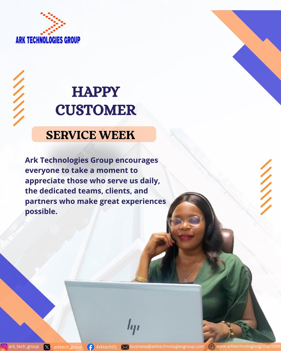 ark_techgroup's tweet image. Happy Customers Service week 🎉🎊