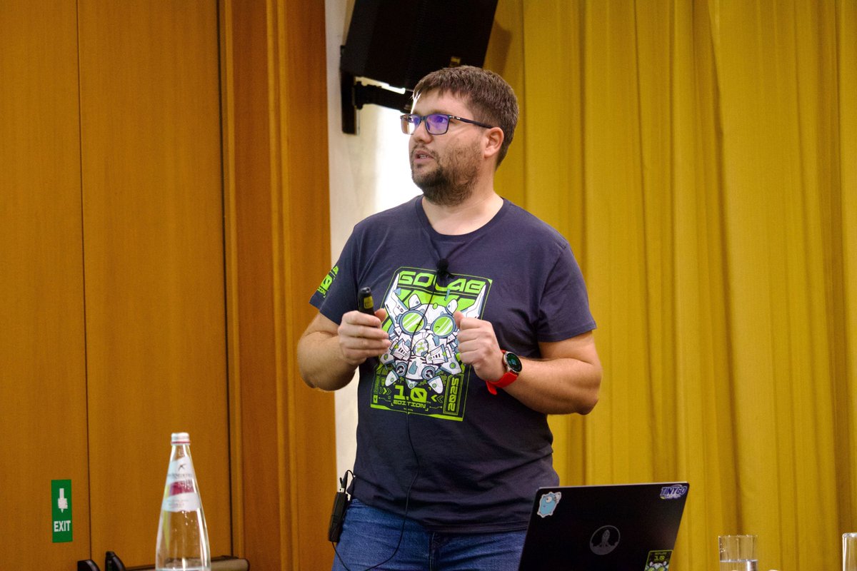 golab_conf's tweet photo. What a talk! 🌟 Jožef Jung explored design patterns beyond the basics, giving us tools to grow Go systems with confidence and clarity.
#golang #golab2025 https://t.co/0v34sSkHw9