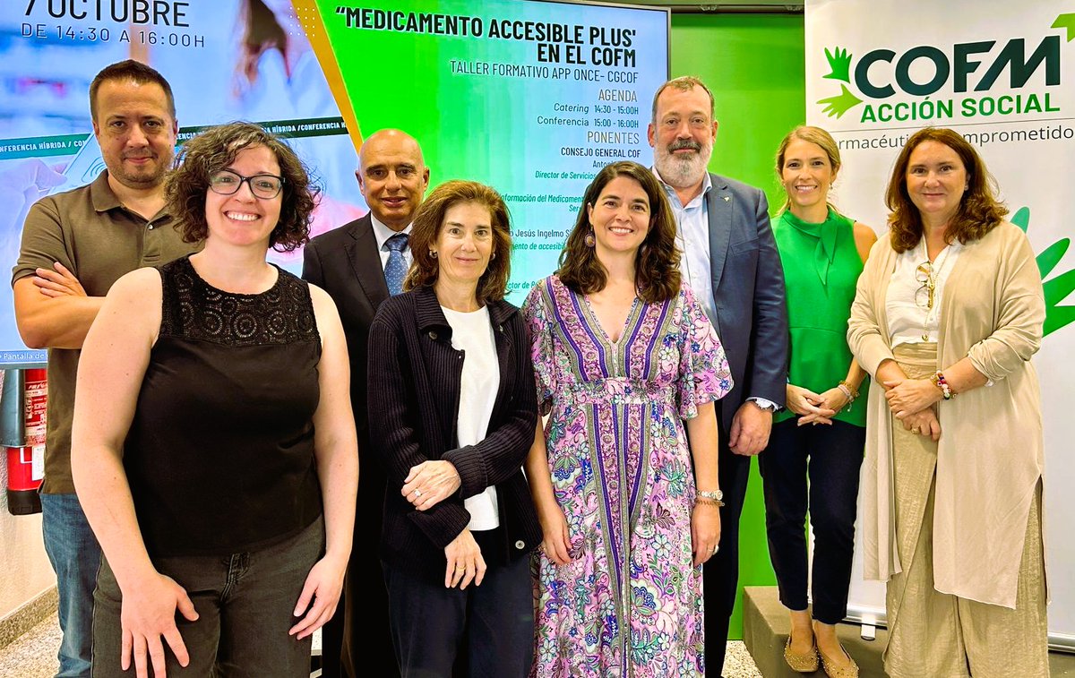 📲 Nuestros compañeros, Antonio Blanes y María Moreno, han participado en un taller formativo del <a href="/COFMadrid/">COF Madrid</a> sobre "Medicamento Accesible Plus".

📌 La app, promovida por <a href="/Farmaceuticos_/">Consejo General Colegios Farmacéuticos</a>,  <a href="/ONCE_oficial/">ONCE</a> y @fundvodafone, es accesible y gratutita para la población. 

🔎 Además,
