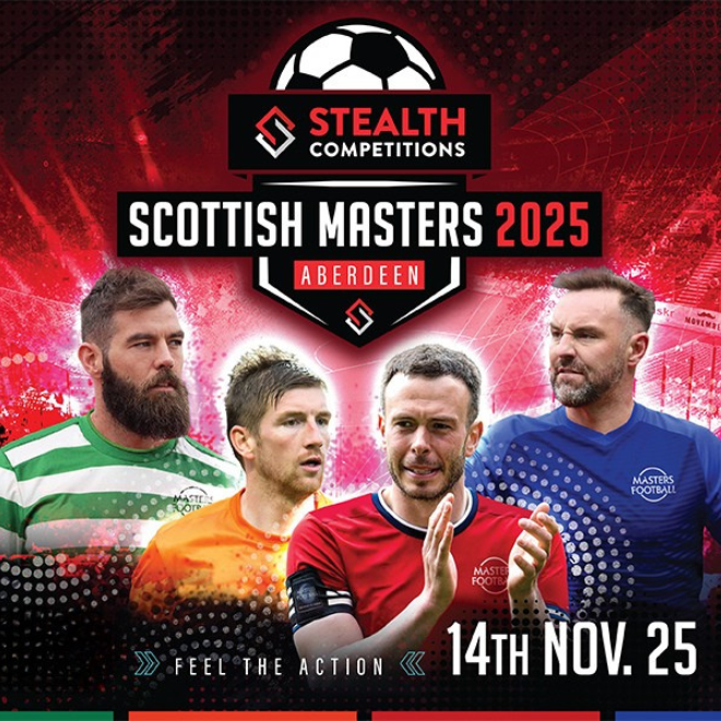 Tickets are on sale now for the Stealth Competitions Scottish Masters 2025 <a href="/PandJLive/">P&J Live</a> 

spr.ly/6016A50nj 

#MastersFootball #Aberdeen