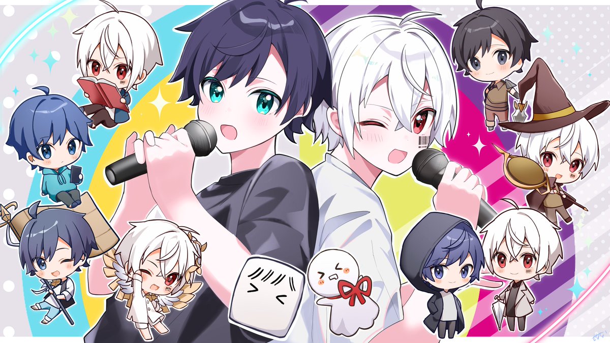 ice_floating_'s tweet photo. 【#AtR10周年お祝い企画】 

どのアルバムも大好きです！

 #そらるの絵 #まふあーと
AtR結成日まであと92日！ https://t.co/nhpermBxxR