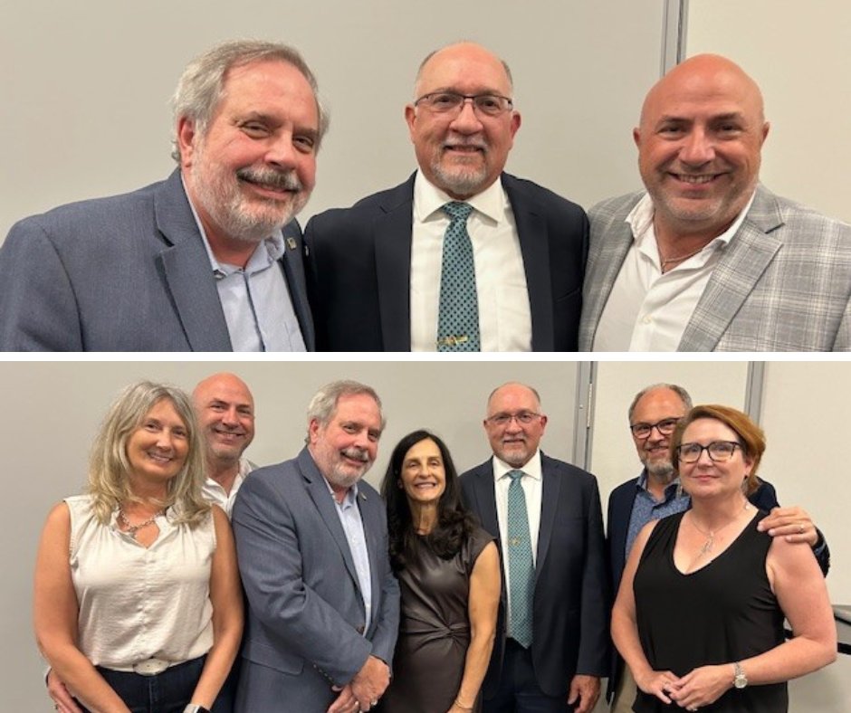phccnatl's tweet image. The retirement of Plumbers Local 75 (Milwaukee/Madison WI) Business Manager and UA Vice President Steve Breitlow brought industry leaders to a farewell celebration held at the “Tributary” training center in Madison, Wisconsin, on Oct.4, 2025.