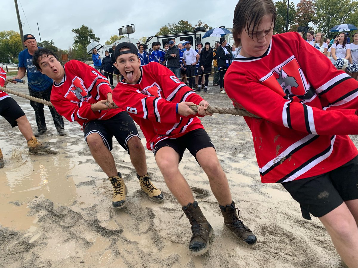 Waterford Wolves compete in tug-o-war contest at Young Canada Day at Norfolk County Fair  #ncf