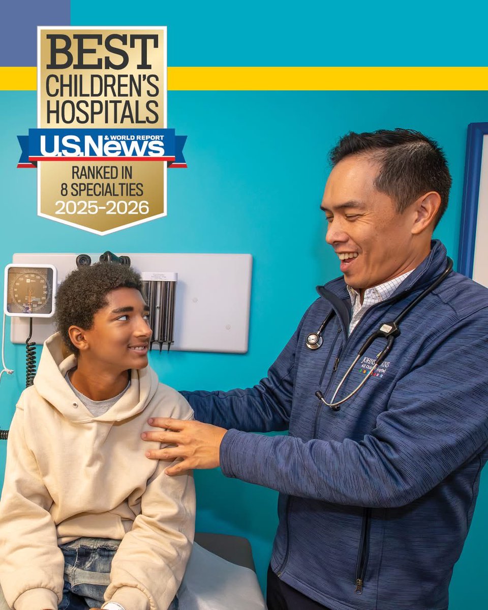 Johns Hopkins All Children's Hospital tweet media