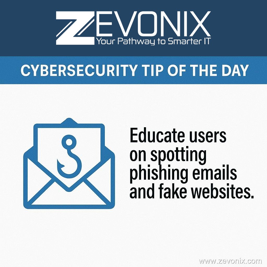 Zevonix_IT's tweet image. 🎣 Phishing is the #1 way hackers break in.
Train your team to spot suspicious emails and fake websites before it’s too late. 🛡️
👉 zurl.co/lIad9
#CyberSecurity #Phishing #Zevonix