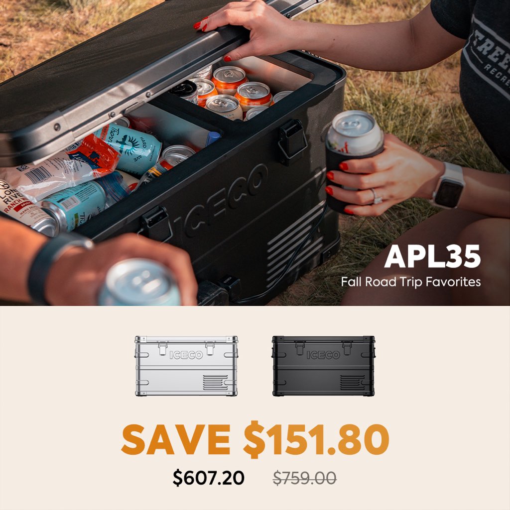 🍂 𝐈𝐂𝐄𝐂𝐎 𝐅𝐚𝐥𝐥 𝐒𝐚𝐥𝐞—𝐔𝐩 𝐭𝐨 𝟐𝟎% 𝐎𝐅𝐅 𝐬𝐢𝐭𝐞𝐰𝐢𝐝𝐞 𝐎𝐜𝐭 𝟕–𝟏𝟐!

🎁 Orders during the sale also get a chance to score free gear.

Been eyeing a fridge for hunting season, tailgates, or weekend drives? Now’s your time to chill!