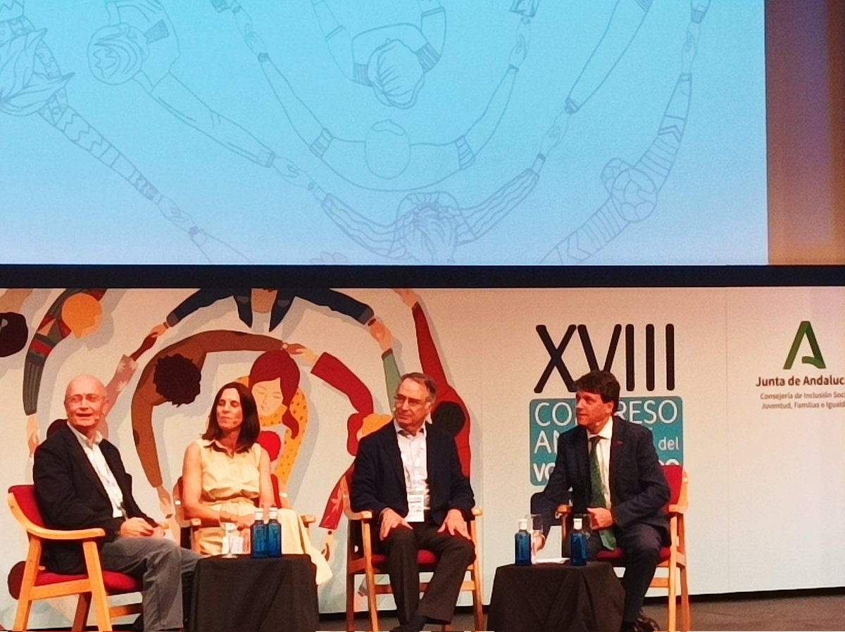 💬 Reflexionando sobre voluntariado
Armando Rotea, presidente de la PAV participa en el XVIII Congreso Andaluz de Voluntariado e interviene sobre “El impacto social y económico del voluntariado en el siglo XXI”, compartiendo su visión sobre la importancia del compromiso social