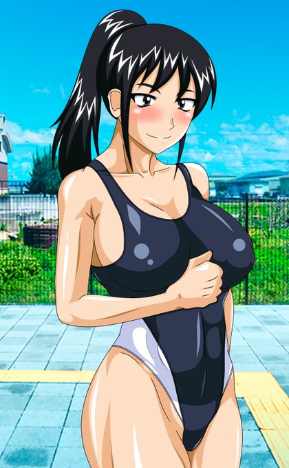 #無言で競泳水着をあげる見た人もやる