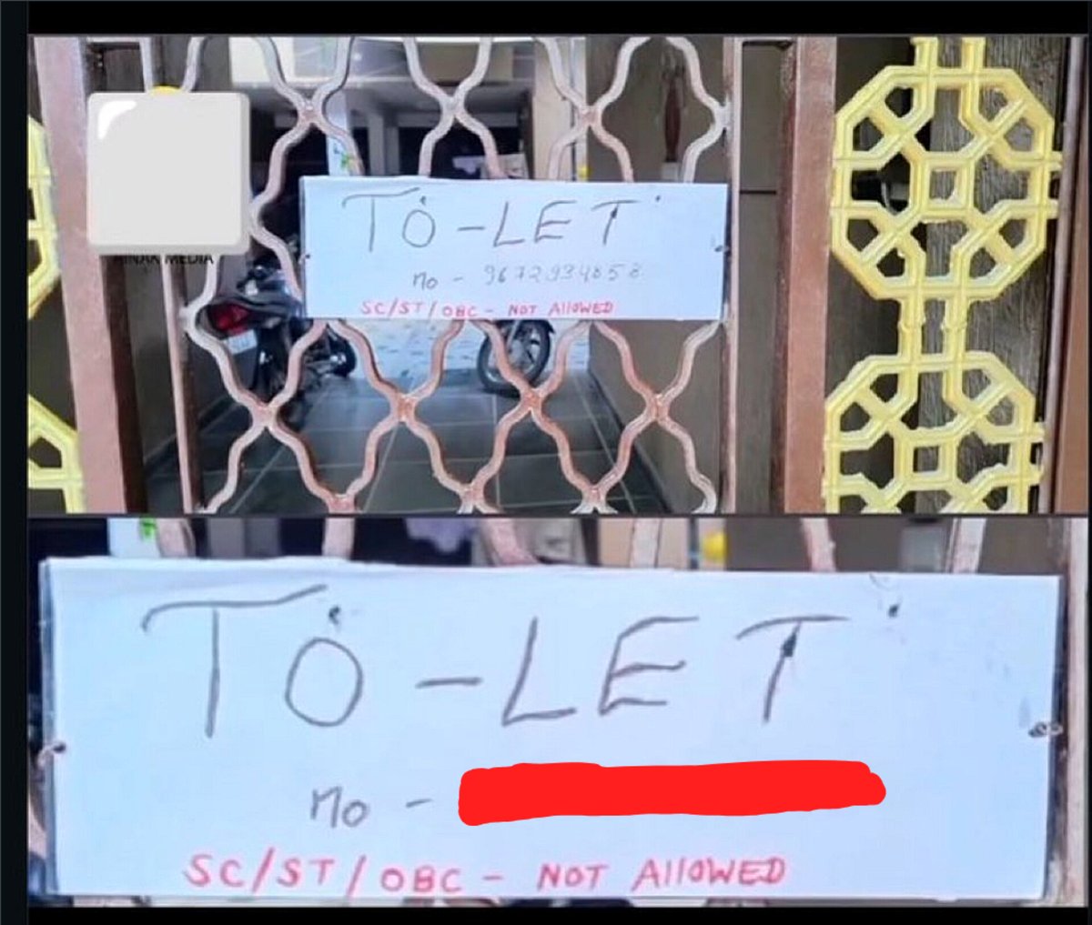 mohitlaws's tweet image. SC-ST-OBC not allowed.

This is Modi&apos;s New INDIA.

💔💔