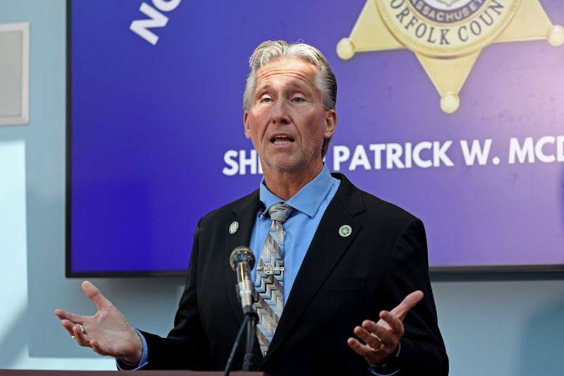 assured_media's tweet photo. 𝐍𝐨𝐫𝐟𝐨𝐥𝐤 𝐂𝐨𝐮𝐧𝐭𝐲, 𝐌𝐚𝐬𝐬𝐚𝐜𝐡𝐮𝐬𝐞𝐭𝐭𝐬 - Norfolk County’s sheriff charged a business course to his office. Then he started his own money-making venture.

Sheriff Patrick McDermott tapped his taxpayer-funded office for thousands of dollars in online courses last year, taking tutorials in how to grow a business.

McDermott spent around $37,000 —starting three months before he was elected. The funds were used for services tied to his private business, events and donations connected to his nonprofit, Norfolk Sheriff's Office Cares, and meals for a real estate meeting.

On social media, McDermott promotes himself as a personal development coach and real estate investor.

Local residents say they’re disappointed—but not shocked. This comes at a time when corruption in the Bay State has seemingly reached an all time high.

“Here’s another eye-rolling situation,” said Nigel Smith of Dedham. “Why shouldn’t people be outraged if there’s just blatant corruption?”

“If somebody’s supposed to be an example, it makes it even more disturbing,” Joanie, another resident, said.

Reverend Jane Lawrence added, “I think it goes all the way to the top—to the White House.”

When asked if the case made her lose faith in elected officials, she replied, “Well, I never had a lot to begin with.”

#Boston #Massachusetts #Norfolk #County #Sheriff #NorfolkCounty #Corruption #Police #Revolution #Insurgency #NewEngland #MauraHealey #Israel #Hamas
