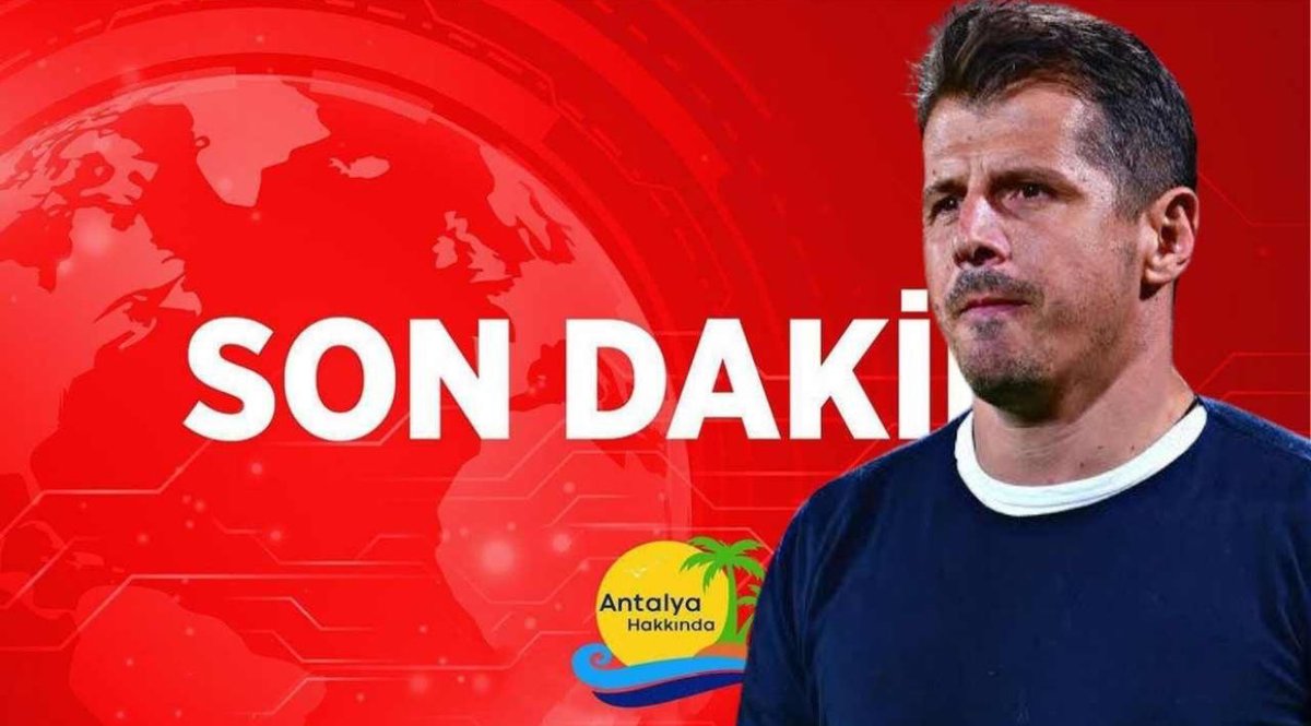 Emre Belözoğlu Antalyaspor'dan istifa etti.