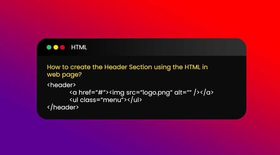 htmlcodix's tweet image. How to create the Header using the HTML in a web page?
#html #css #programming