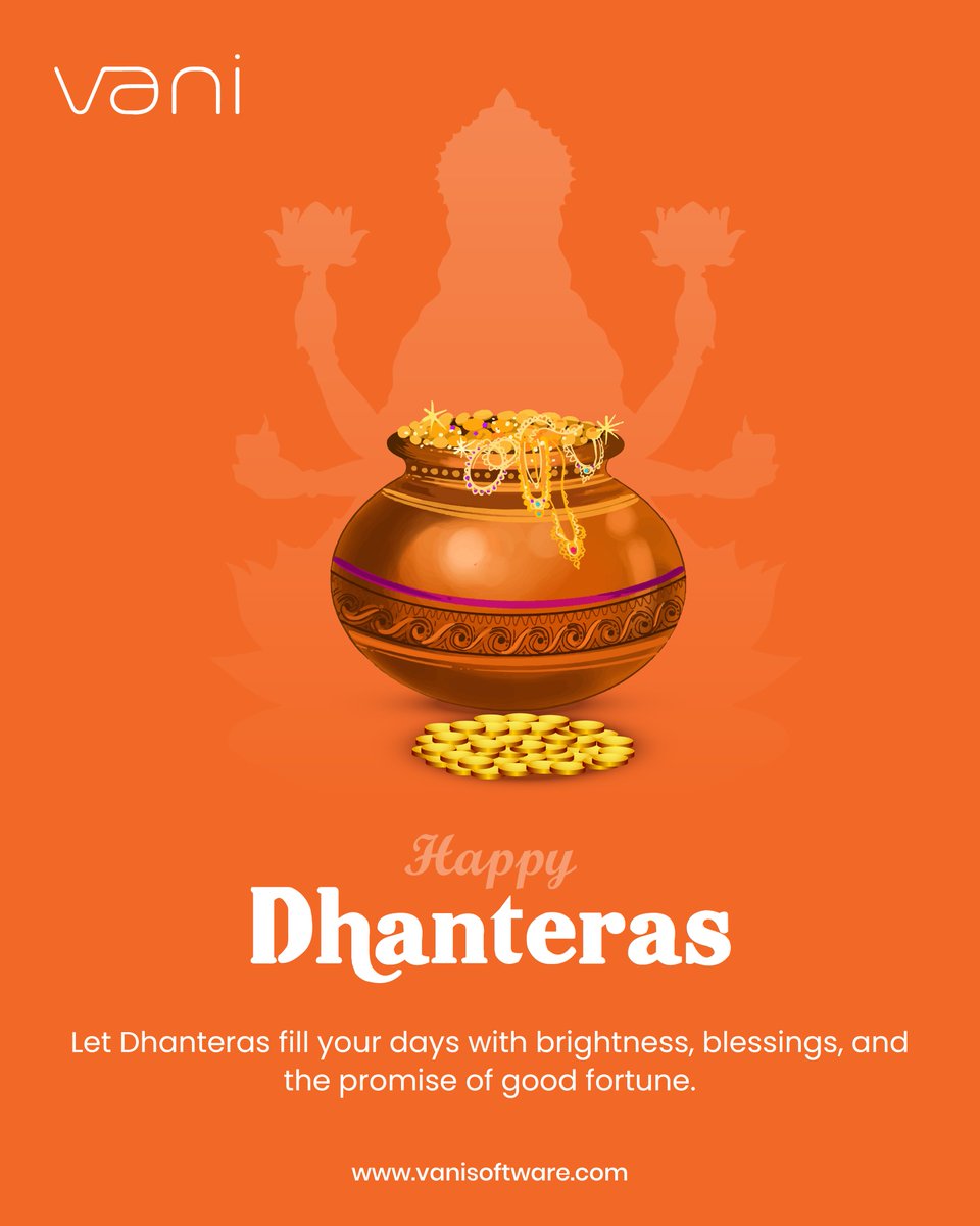 VaniSoftware's tweet photo. Let your words bring light, your thoughts bring clarity, and your journey shine with prosperity this Dhanteras. 💬✨

#HappyDhanteras #Vani #PowerOfWords #FestiveSeason #Prosperity #GoodFortune #Dhanteras2025 https://t.co/zdoaFP9D2m