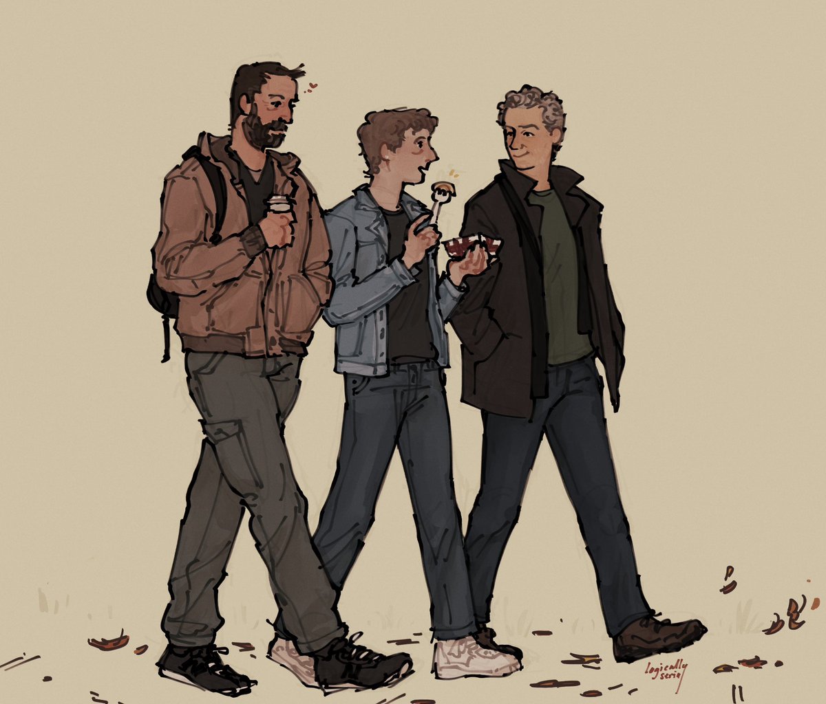 logicallyserial's tweet image. people ask them if he&apos;s their son #hucklerobby #rabbot