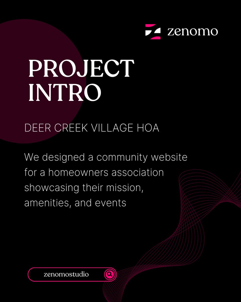 ZenomoStudio's tweet image. Deer Creek Village is a vibrant home owners association in Orlando. 

 We designed their website to highlight amenities, share events, and communicate their mission with residents. 

🚀 Need a clear, functional website for your community? 

#CommunityWebsite  #DigitalSolutions