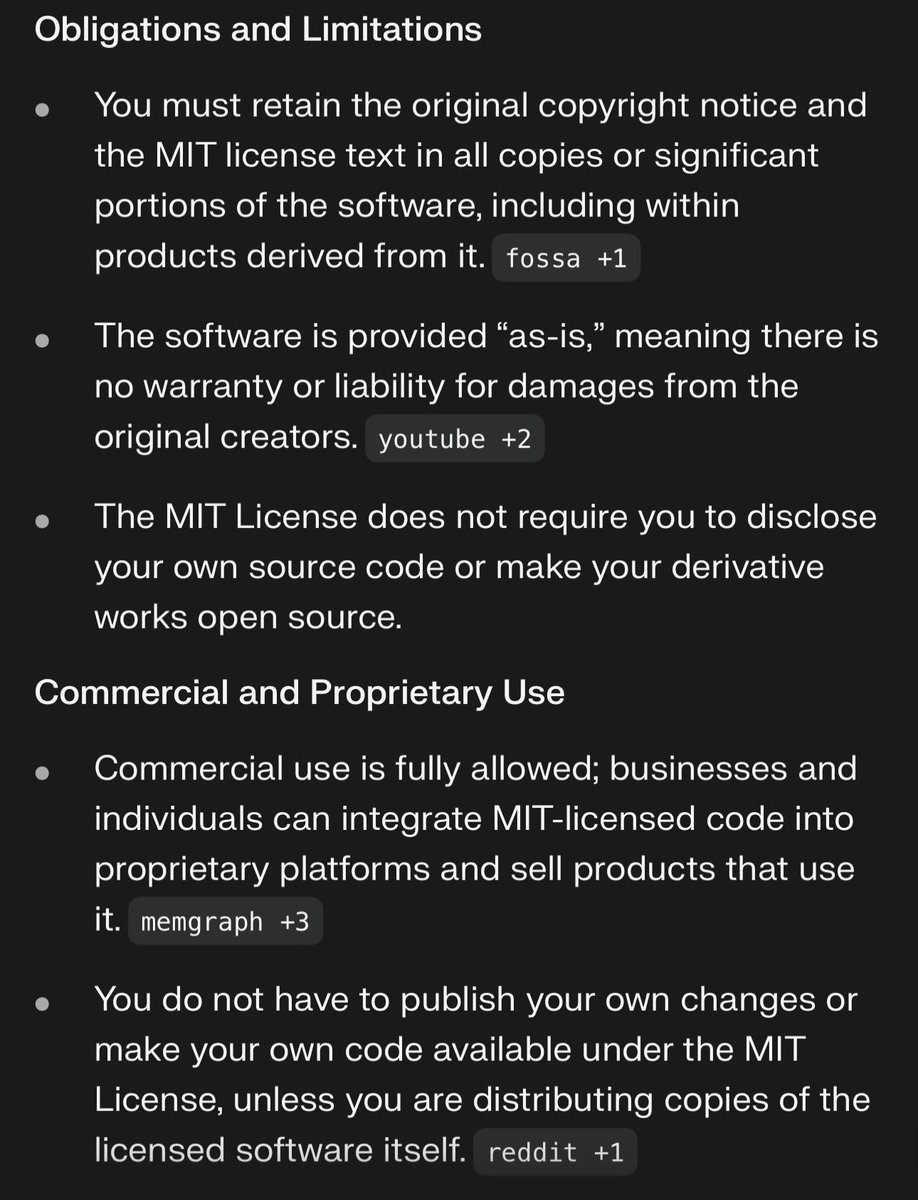 And2TheRepublik's tweet image. MIT license. They can do whatever the heck they want. That said, it would have been much better to make a substantial donation. Kinda shows what kind of company OpenAI is…