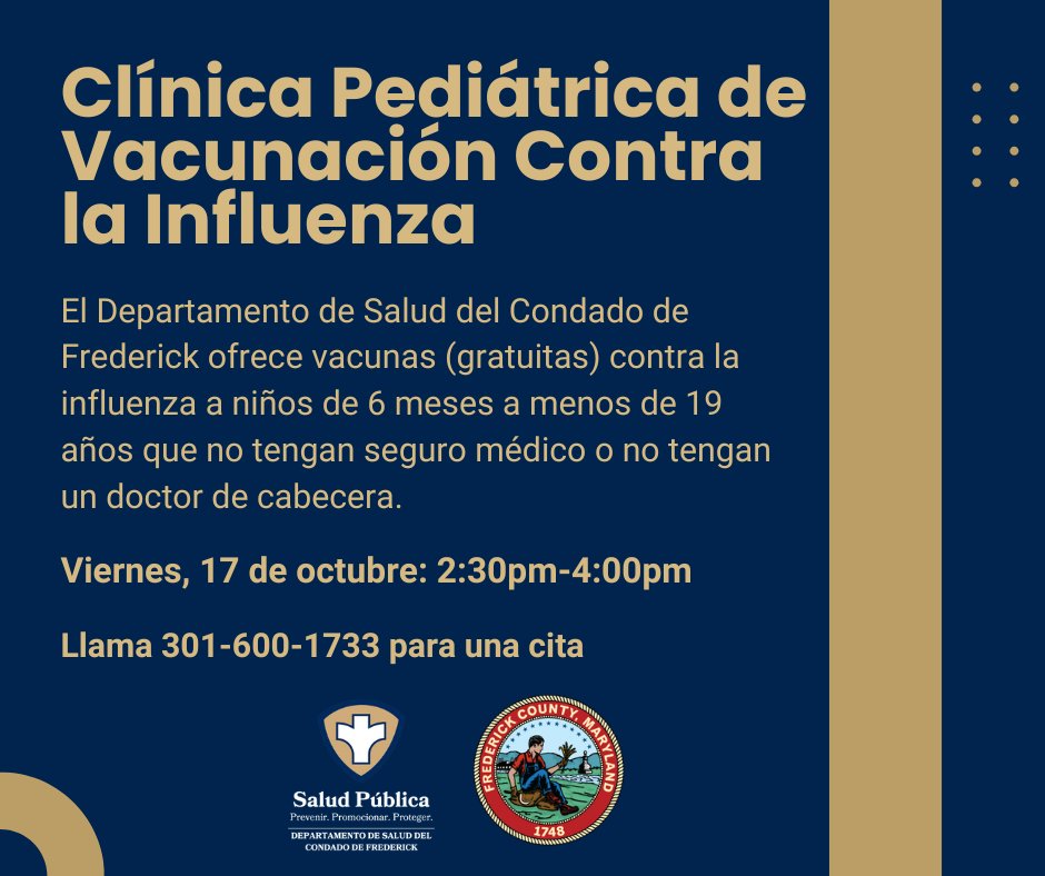 Frederick County Health Department tweet media