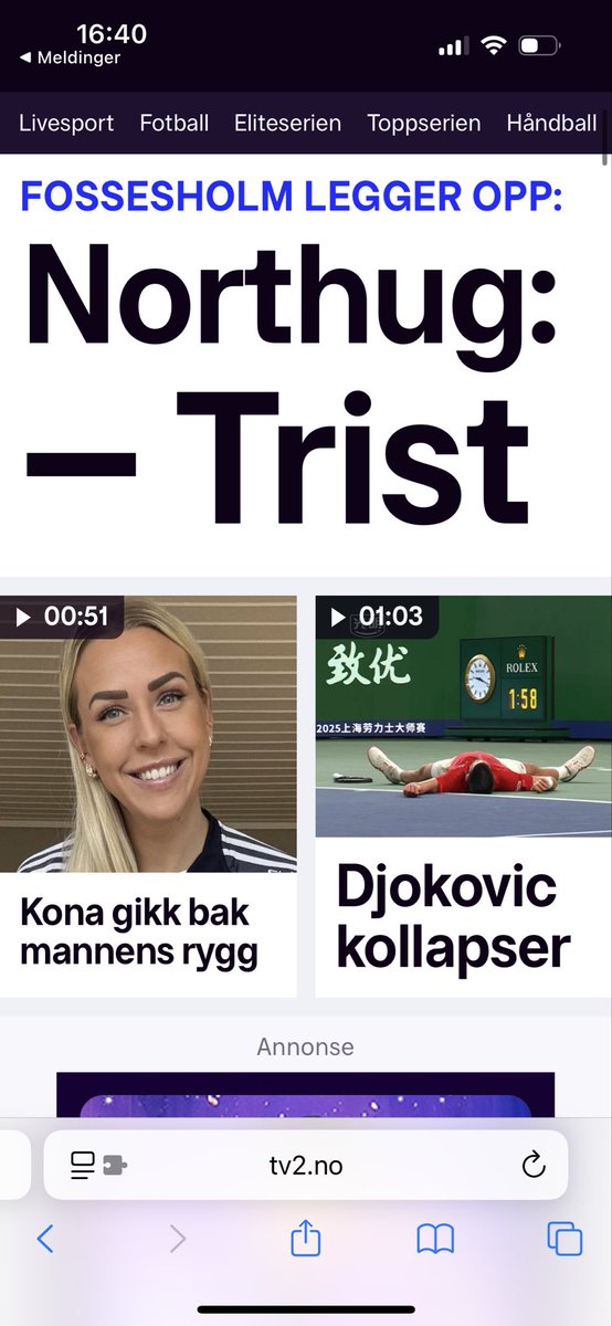 Ta en titt på tv2sport.no

tv2.no/video/sport/gi…