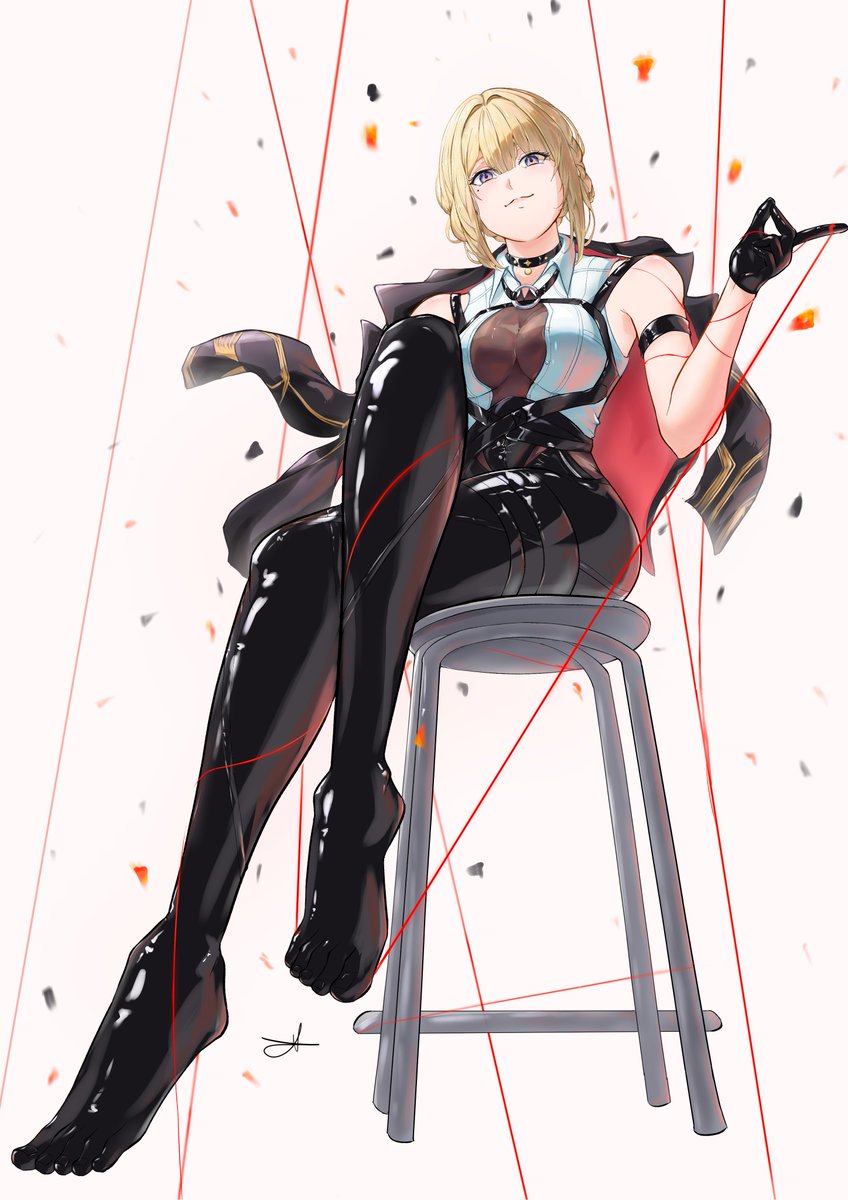 kilarima's tweet image. Put the coat on her 🎂🫰

#Evelyn #EvelynZZZ #zzzero #ZZZ #zzzfanart #birthdaygirl #illustration #Digitaltober