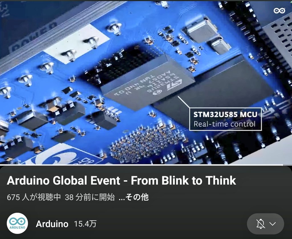 suzan_works's tweet image. #Arduino Uno Q発表されました。
STM32マイコンとQualcomm Dragonwing というGPU搭載(ドラゴン好きやな👀)
カメラ画像をエッジAIで処理判断、サーボでロボット操作、これがArduinoだけでできるよ!ってことですね⚡
Unoシリーズを名乗っていますが、ずいぶん遠くまで来たもんだ🤔
#ArduinoUnoQ #UnoQ