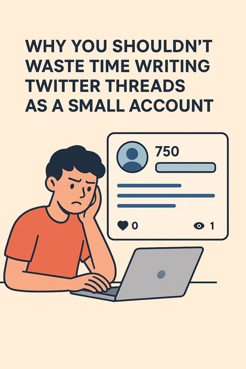 simpleyFyy's tweet image. STOP❗❗ wasting your time writing Twitter thread contest 
Yes, you read it right , stop wasting your time writing Twitter thread 

If you know you are a small account like me, with less than 100 followers 😔, participating in tweeter thread contest is a waste of time because