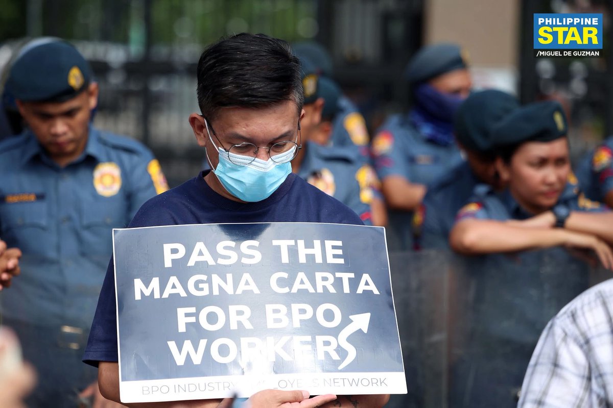 IanMakabayan's tweet image. Will always be passionate about workers’ rights and welfare. 

#PassTheMagnaCartaforBPOWorkers
#worlddayfordecentwork