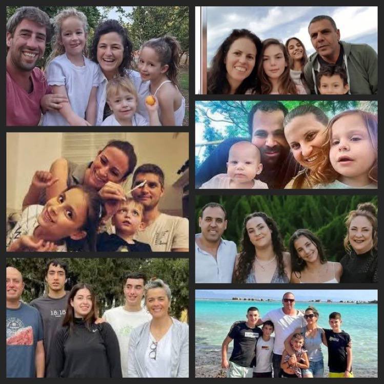 💔Rostos de famílias apagadas da face da terra pelos terroristas do HAMAS em 7 de outubro de 2023.
 
Famílias inteiras foram destruídas. De algumas, restaram apenas fragmentos.

Yarden Bibas e Eli Sharabi terão que viver para sempre com a memória dos entes queridos que foram