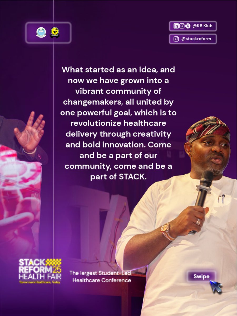 KBKLUB's tweet image. THE STACK REFORM SEASON IS HERE!

Register now for the Stack Reform 25 Health Fair before it&apos;s too late! : stack.kbklub.org/register

Once upon a time, Stack Reform was just a simple idea to raise a generation of thinkers in healthcare. Now?

#stackreform #stack #stack25