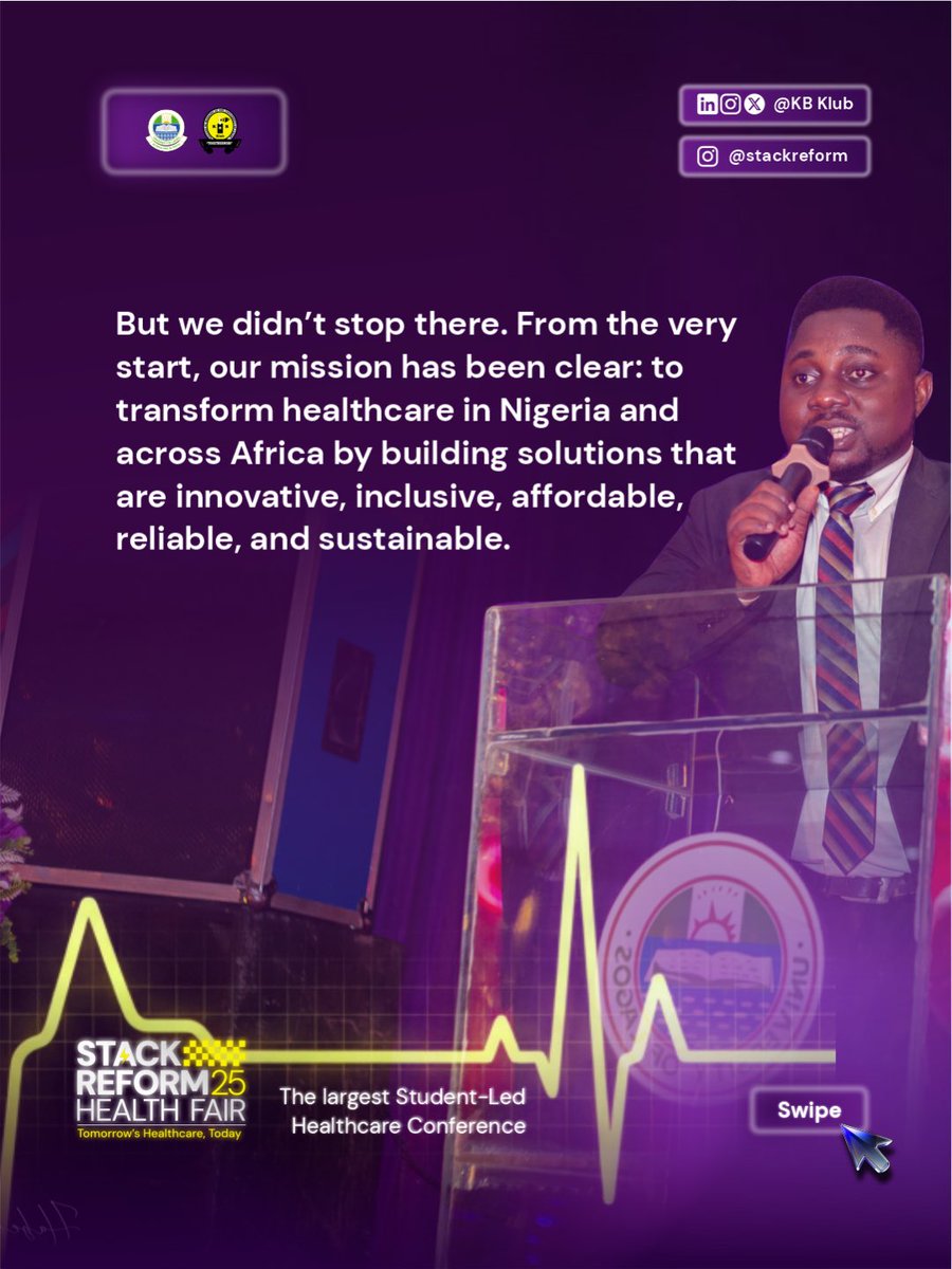 KBKLUB's tweet image. THE STACK REFORM SEASON IS HERE!

Register now for the Stack Reform 25 Health Fair before it&apos;s too late! : stack.kbklub.org/register

Once upon a time, Stack Reform was just a simple idea to raise a generation of thinkers in healthcare. Now?

#stackreform #stack #stack25