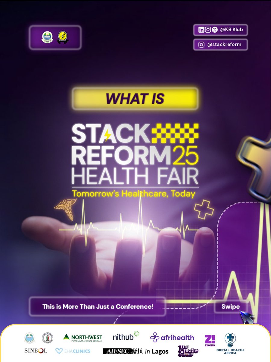KBKLUB's tweet image. THE STACK REFORM SEASON IS HERE!

Register now for the Stack Reform 25 Health Fair before it&apos;s too late! : stack.kbklub.org/register

Once upon a time, Stack Reform was just a simple idea to raise a generation of thinkers in healthcare. Now?

#stackreform #stack #stack25