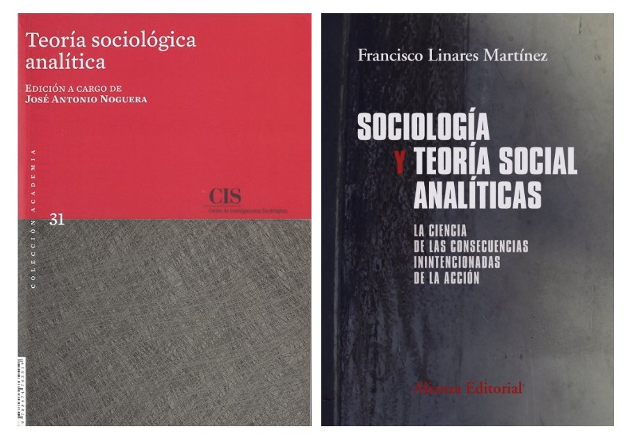 GerardoMunck's tweet image. Sociología analítica

La sociología analítica es una tradición reconocida en la sociología basada en trabajos de Merton y Coleman, Boudon y otros.

El libro de Noguera recopila artículos clave en esta tradición. 

Linares Martínez expone las ideas centrales de esta tradición.