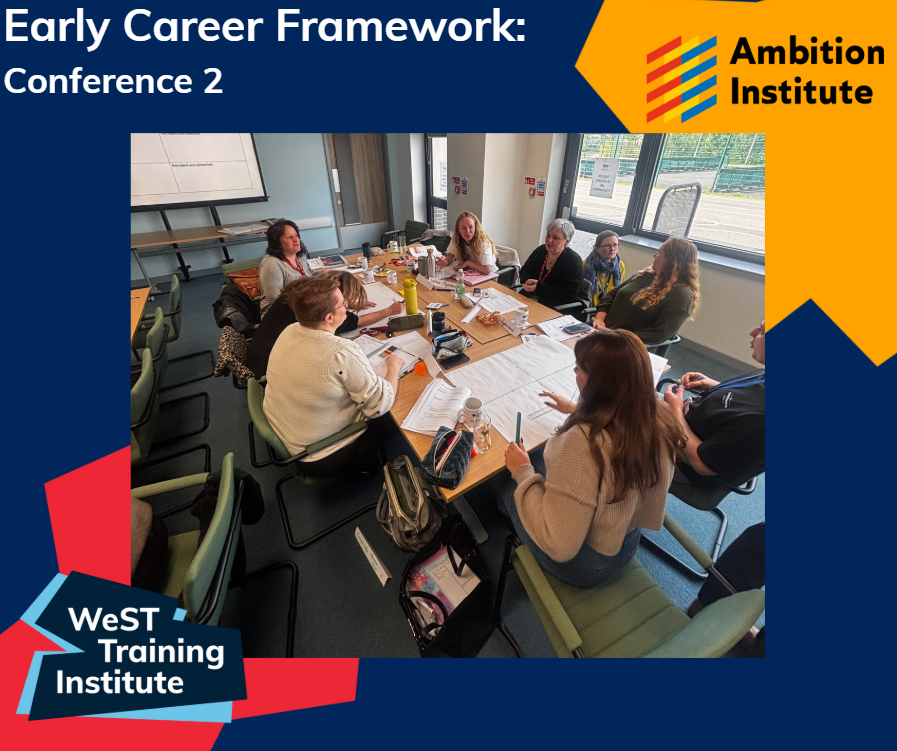 Today we welcomed our second year ECTs for Conference 3 of Early Career Framework in partnership with <a href="/AmbitionWMSW/">AmbitionInstitute_WMSW</a>!🎉
This conference focused on the importance of professional development and sustained wellbeing.👏🌟
#westcountryschoolstrust #ambition #earlycareerteachers