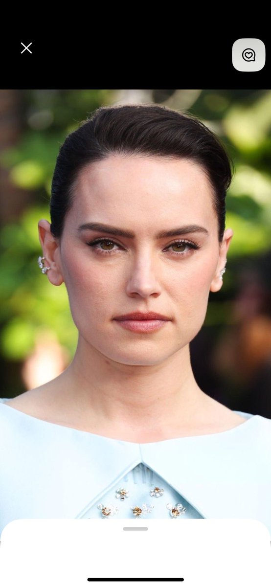 callamdenot's tweet image. Daisy Ridley face card is just insane ❤️‍🔥