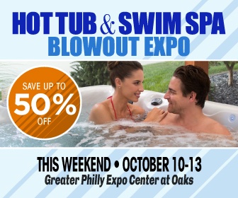 Up Next… Hot Tub &amp; Swim Spa Sale!

Oct 10-13  |  📍Hall C
spaexpo.com

—

Follow more events at Expo and the Fairgrounds:
📆 phillyexpocenter.com/calendar
📥 phillyexpocenter.com/newsletter
—-

#makeitmontco #hottub #sale #swimspa #phillyevents #phillysuburbs #greaterphiladelphia