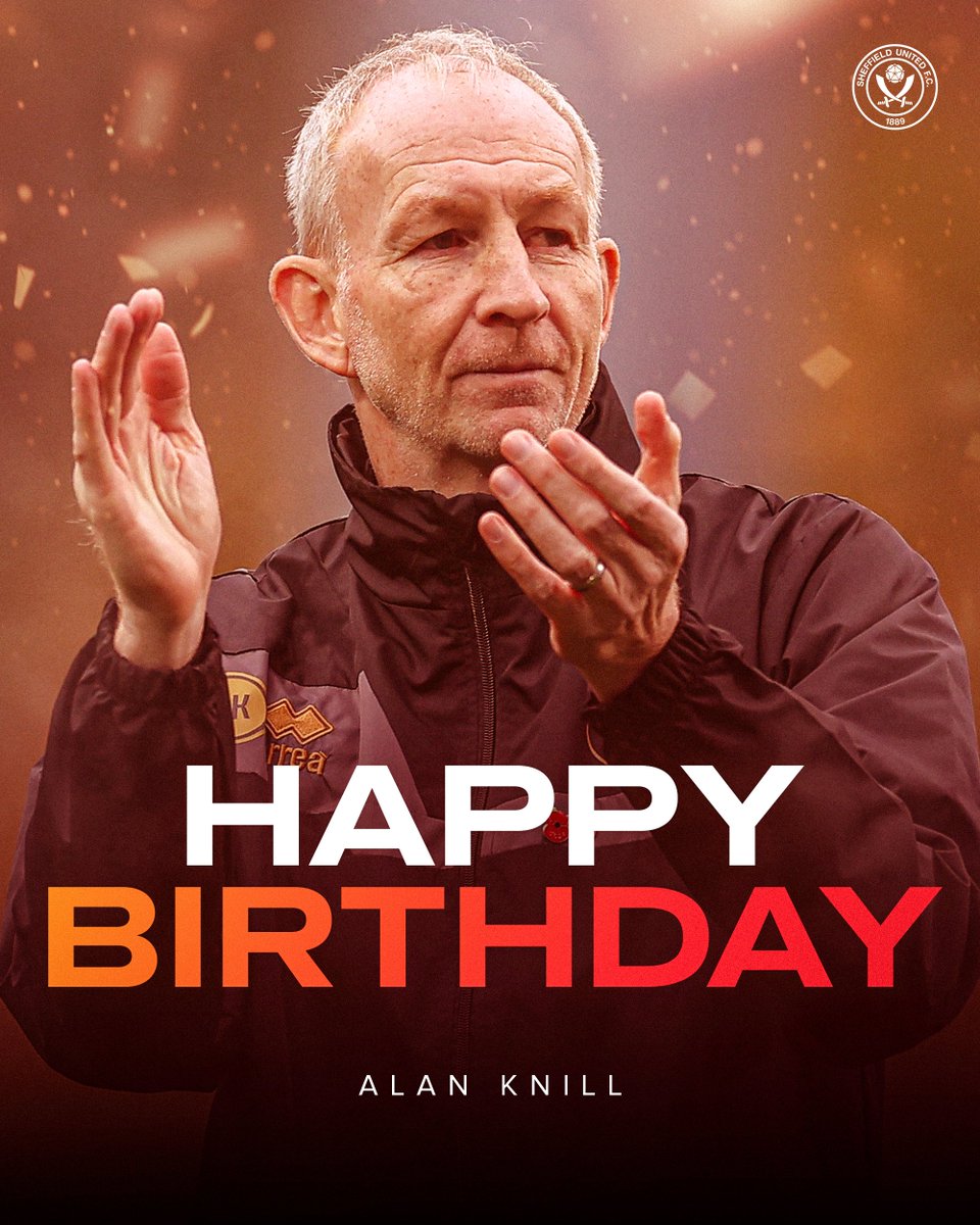 We also hope our assistant manager Alan Knill has a great day! 🥳