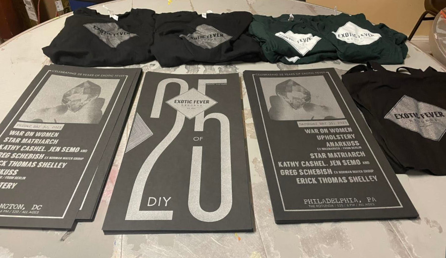 Great 25th anniversary merch to offer. See photo below! Postage  included (in the US) it’s $15 for tote, $25 for a shirt (list size), $10 for silver and black silk screened poster. Free  poster with any purchase of $25 or over. PayPal: katyotto@gmail.com or  Venmo <a href="/katy/">Katy</a>-otto-1.