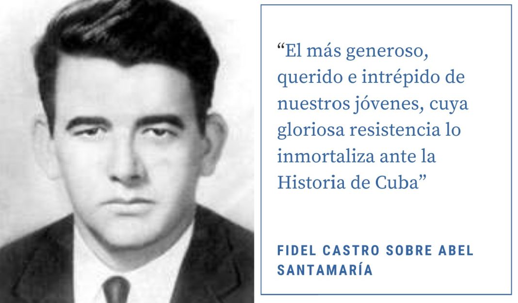 Abel Santamaría Cuadrado quien fue calificado por Fidel como el más generoso, querido e intrépido de nuestros jóvenes; cuya gloriosa resistencia lo inmortaliza ante la historia de Cuba; nació el 20 de  octubre de 1927 en Encrucijada, provincia de Las Villas. #Cuba #MtssCuba