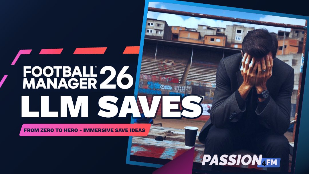 Passion4FM's tweet image. Looking for a long-term save for #FM26? Here&apos;s 9 fascinating LLM Saves for Football Manager 26

From starting in Level 8 with @DanFMDatabases coming English Lower League Database to continuing the tale of Die Kogge - we give you lower league challenges for everyone!…