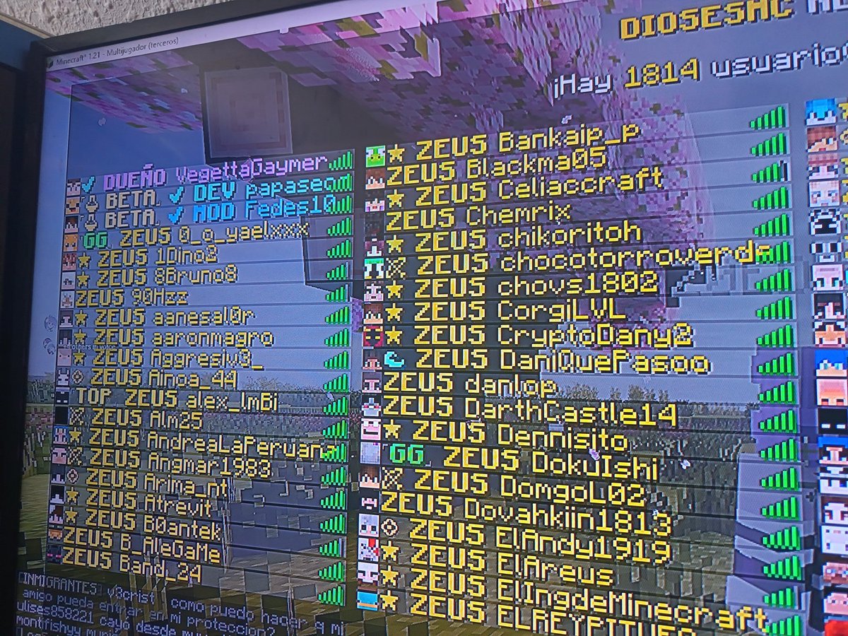 Volví a mi infancia
me conecto al server y veo <a href="/vegetta777/">♈️ Vegetta777 ♈️</a>  conectado!!!✨
Te amo soy lo que soy por ti gracias por todo💜

#Diosesmc