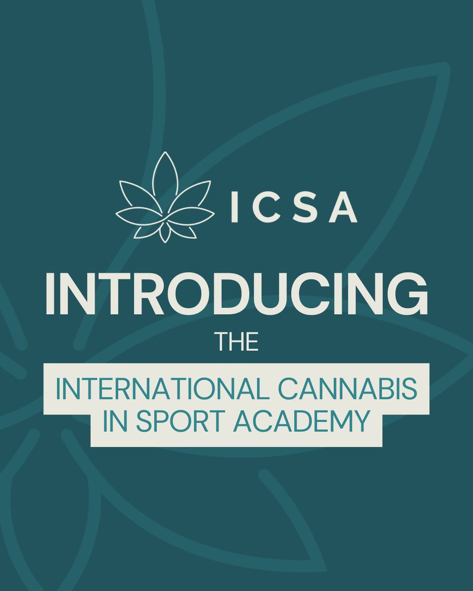 ICSAacademy's tweet photo. Athletes deserve the truth. Coaches deserve the tools.

We’ve launched the International Cannabis in Sport Academy, evidence-based cannabis education made for sport.

✅ Built for high schools, colleges &amp; athletic programs

👉 Explore courses: https://t.co/G62ulI7zc8 https://t.co/ceVfXH7JUe