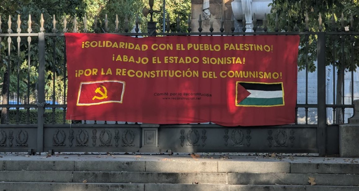 ¡Viva el movimiento de liberación nacional palestino!

Visto este sábado en Madrid: