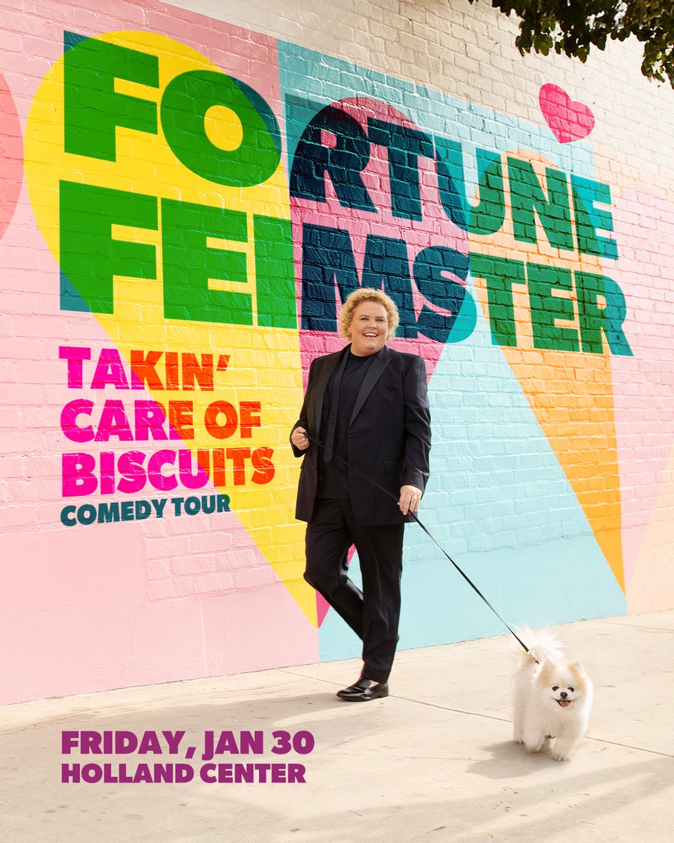 operformingarts (@operformingarts) on Twitter photo JUST ANNOUNCED π π
<a href="/FortuneFeimster/">Fortune Feimster</a> is coming to the Holland Center on Jan. 30 π©·
π« Tickets start at $41 and go on sale this Fri. Oct. 10 at 10 AM at bit.ly/4nEpz8D
P.S. Join us for our preshow happy hour πΈ Enjoy discounted drinks and free appetizers before the JUST ANNOUNCED π π
<a href="/FortuneFeimster/">Fortune Feimster</a> is coming to the Holland Center on Jan. 30 π©·
π« Tickets start at $41 and go on sale this Fri. Oct. 10 at 10 AM at bit.ly/4nEpz8D
P.S. Join us for our preshow happy hour πΈ Enjoy discounted drinks and free appetizers before the