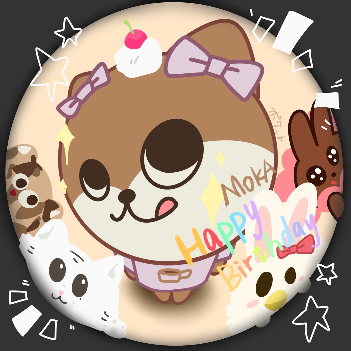 pocket0369's tweet photo. モカちゃん誕生日おめでとう╰(*´︶`*)╯♡💝

#ILLITfanart  
 #MOKA #모카  #ILLIT #아일릿 https://t.co/MjdZkr74YA
