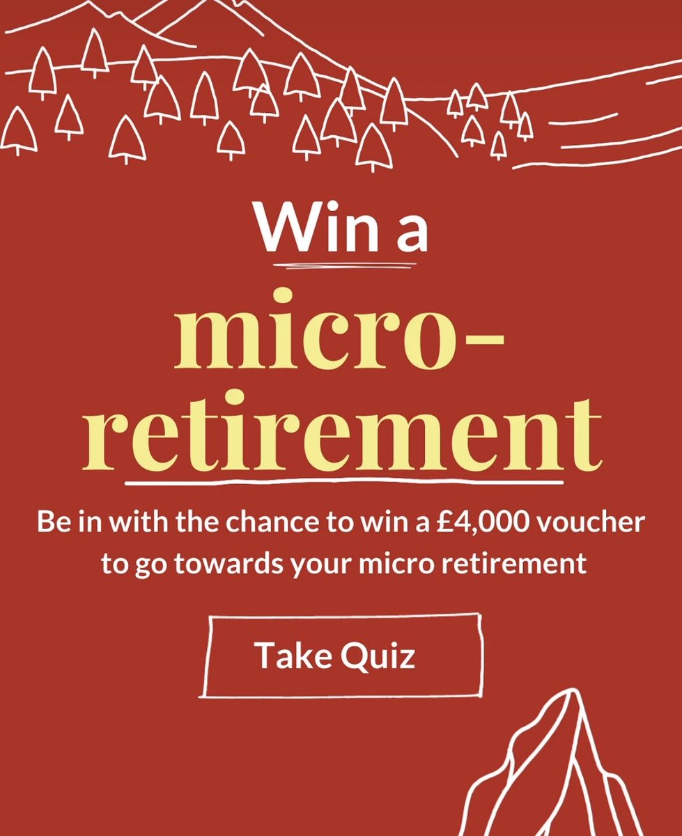 Adverts targeting me for a micro-retirement. 
Or a holiday as I would call them…