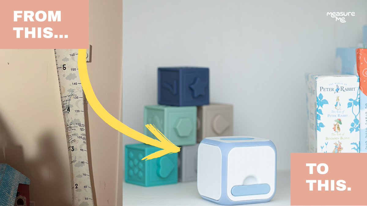 hyperstarter's tweet image. Measure Me:  The textured canvas includes space for name, birth date, birth weight, and birth height alongside growth measurements over time. kickstarter.com/projects/measu…