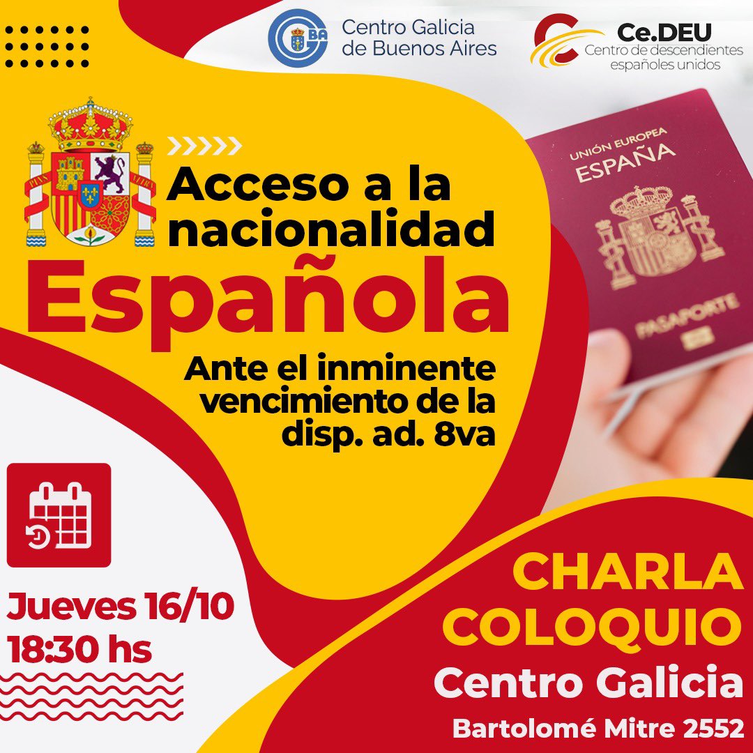 ⏰ La LMD está por finalizar en los próximos días. Te invitamos a nuestra charla coloquio antes de que cierre esta oportunidad histórica.
📅 Jueves 16 de octubre
🕕 18:30 hs
📍 Centro Galicia - Bartolomé Mitre 2552, Bs Aires. Entrada libre
No te quedes afuera de esta oportunidad