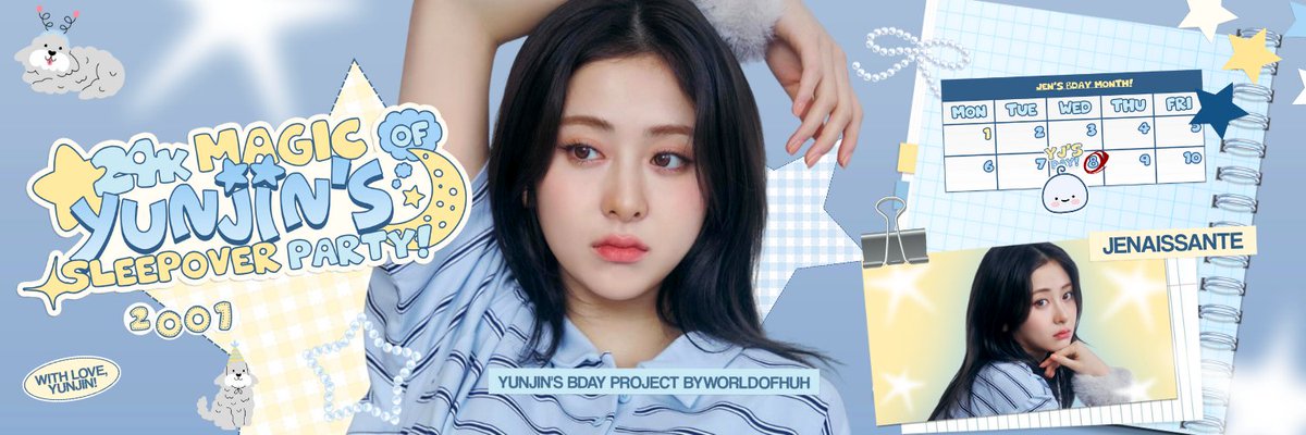 WorldOfHuh's tweet image. ⠀
ᯓ✮ The room hums with soft chuckles and playful whispers, each one bouncing like tiny stars. This 𝘁𝘄𝗶𝗯𝗯𝗼𝗻 ꒰ bingkai.in/yunjinsleepove… ꒱ celebrates 𝗬𝘂𝗻𝗷𝗶𝗻’𝘀 birthday, a night full of memories carefully stitched together just for her special day. 🌠
⠀