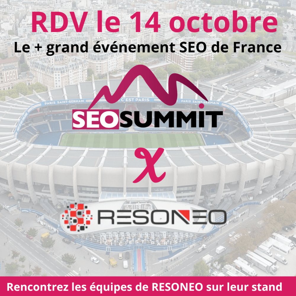 seosummitevent's tweet image. Venez échanger avec #RESONEO, cabinet de conseil expert en SEO, SEA et Analytics avec plus de 90 consultants spécialisés au #SEOSummit !
Depuis 20 ans, #RESONEO accompagne les plus grandes marques dans leur stratégie digitale !
Réservez dès aujourd&apos;hui :
👉seo-summit.fr